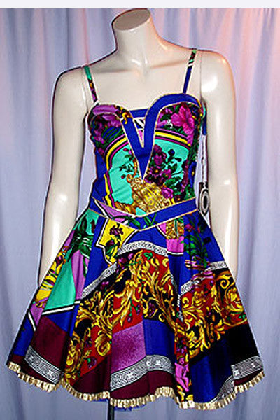 1980s Versace Party Dress