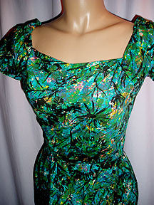 1950s Ceil Chapman Wiggle Dress