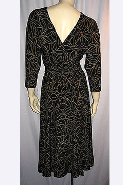 1970s Halston Wrap Dress Swank Vintage