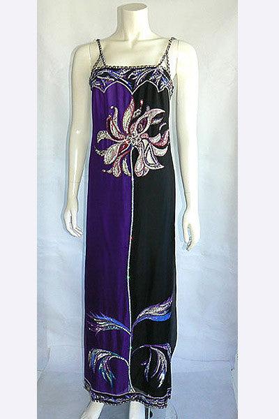 emilio pucci beaded dress EMILIO PUCCI*NUDE LONG SLEEVE GOLD BEADED SKULL FACE DRESS