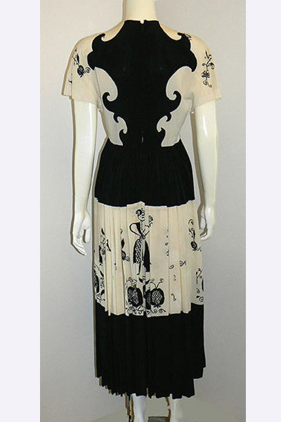 1940s Gilbert Adrian Friendship Dress