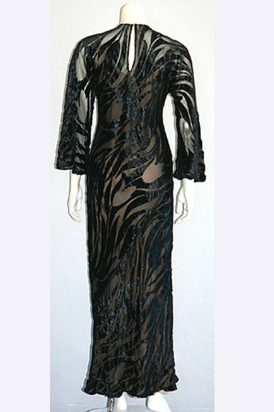 1970s Halston Velvet Tulip Dress – Swank Vintage 1970s Halston Velvet Tulip Dress – Swank Vintage
