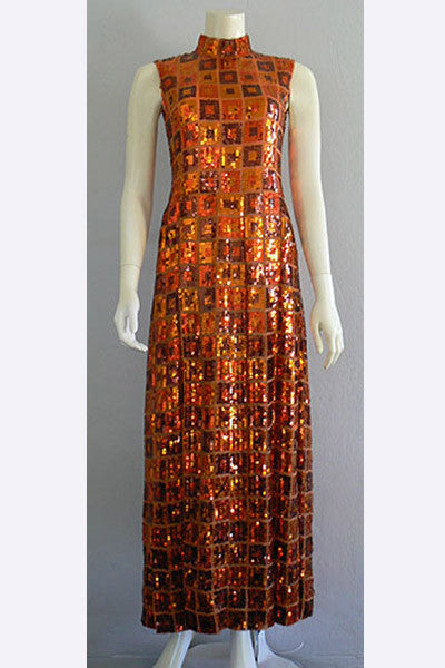 1960s Christian Dior Sequin Dress Swank Vintage 1960s Christian Dior Sequin Dress Swank Vintage