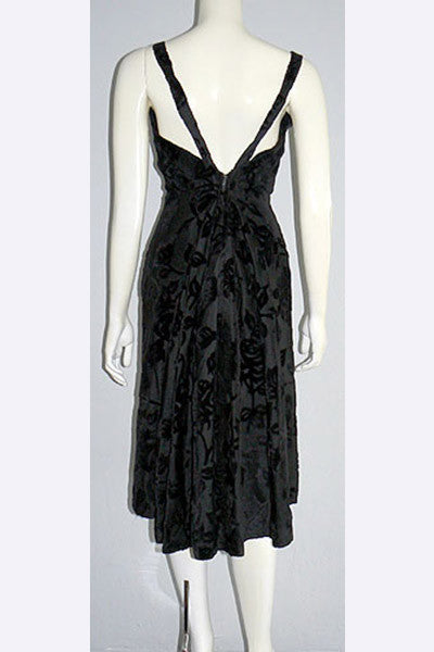 1950s Hattie Carnegie Trained Evening Dress
