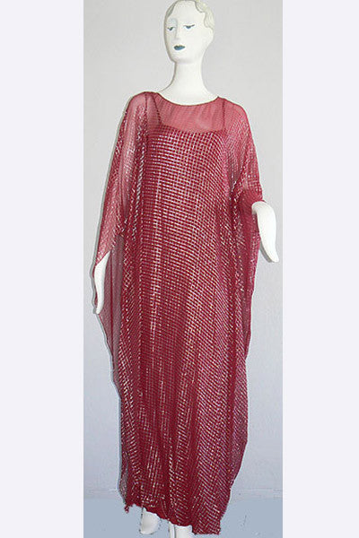 1970s Hubert Latimer Caftan Gown