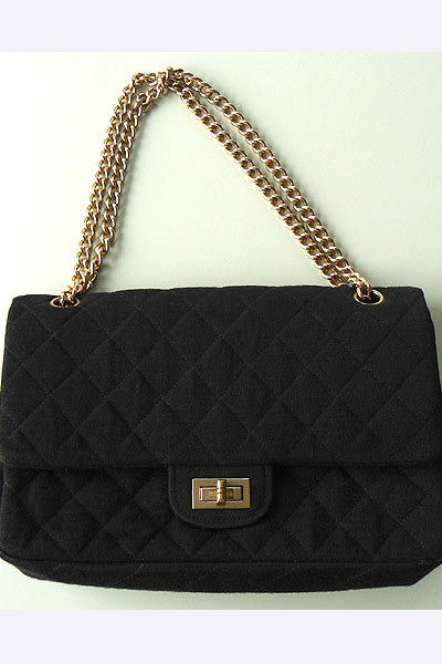 1960s Coco Chanel 2.55 Quilted Wool Handbag