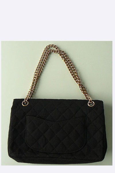 1960s Coco Chanel 2.55 Quilted Wool Handbag