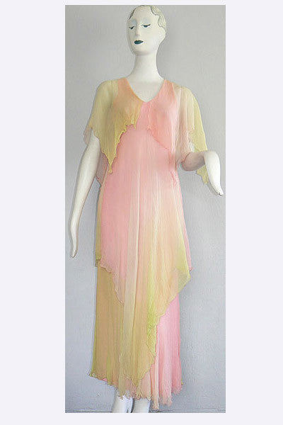 1960s Vicky Tiel Chiffon Dress – Swank Vintage