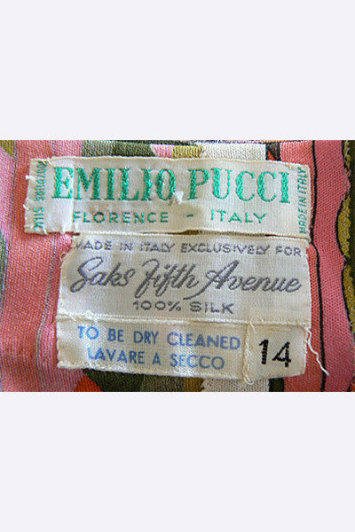 1960s Emilio Pucci Ensemble