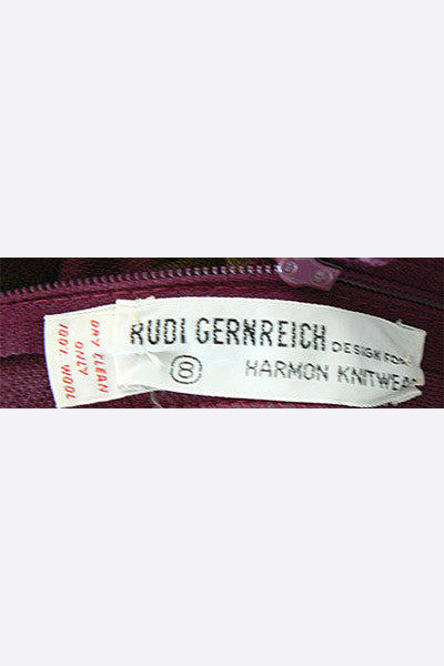 1960s Rudi Gernreich Geometric Dress