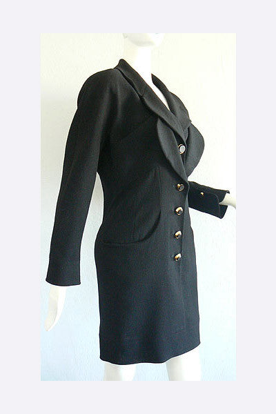 1990s Karl Lagerfeld Dress Swank Vintage 1990s Karl Lagerfeld Dress Swank Vintage