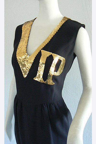 1990 Moschino VIP Cocktail Dress