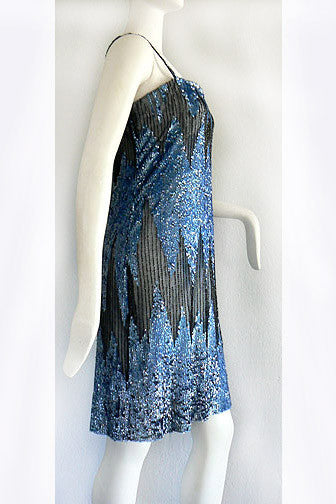 1960s Deco Sequin "Flapper's Dress"