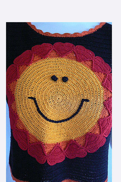 1990s Moschino Smiley Knit Vest