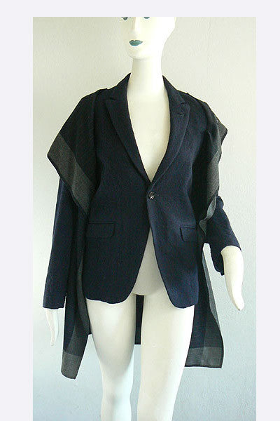 2003 Comme des GARCONS Wool Jacket – Swank Vintage 2003 Comme des GARCONS Wool Jacket – Swank Vintage