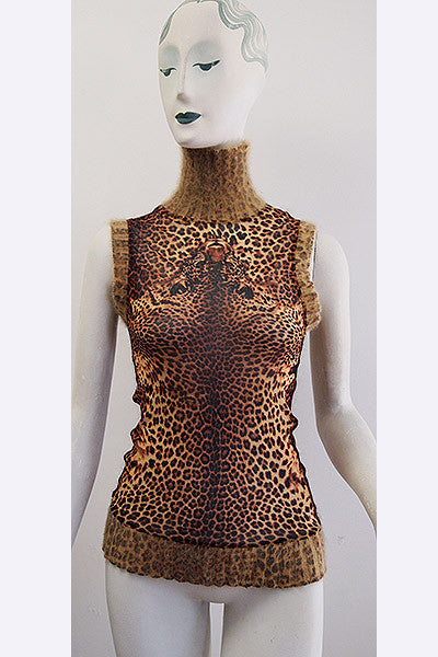 1990s Jean Paul Gaultier Leopard Top