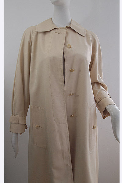 1970s Calvin Klein Silk/Wool Trench Coat