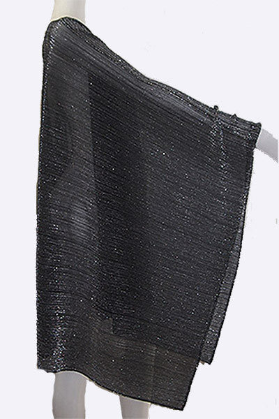 1990s Issey Miyake Lurex Pleated Poncho