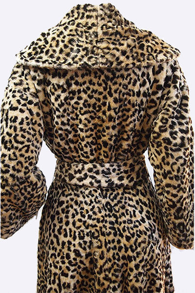 1950s Bonnie Cashin Faux Leopard "Lounging" Coat