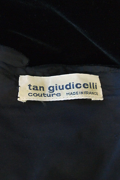 1980s Tan Giudicelli Strapless Gown
