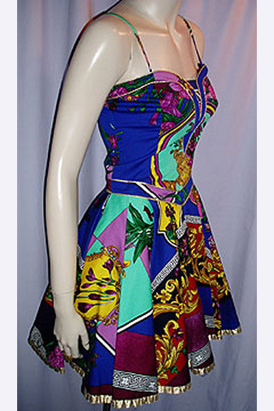 1980s Versace Party Dress