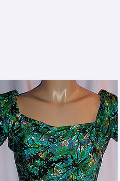 1950s Ceil Chapman Wiggle Dress