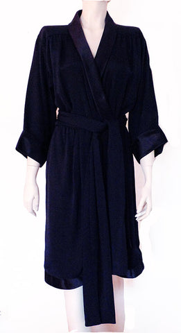 1985 Yves Saint Laurent Couture Wrap Dress