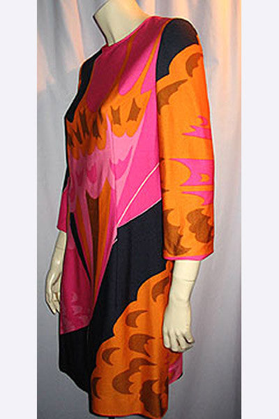 1960s Hanae Mori Ban Lon Dress