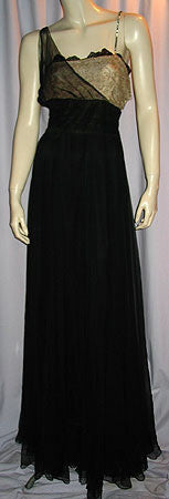 1940s Traina Norell Evening Gown