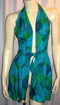 1950s Schiaparelli Swim Suit Cover Up