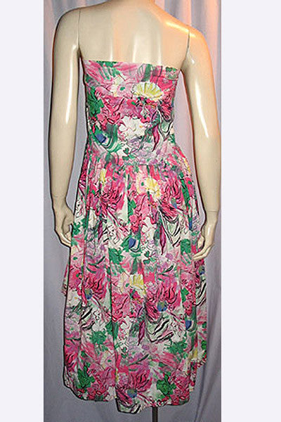 1980s Lanvin Tie Front Dress