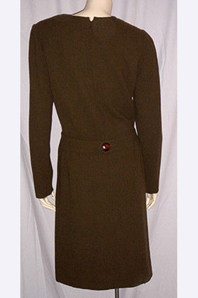 1980s Yves Saint Laurent Couture Dress
