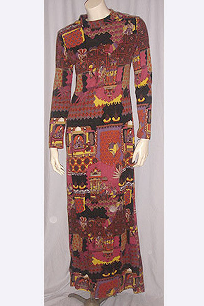 1970s Lanvin India Dress