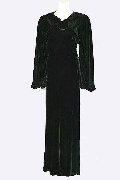 LANVIN VINTAGE Jeanne Lanvin フランス製 ワンピース 1930s Jeanne Lanvin Gown – Swank Vintage