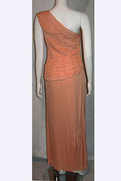 1980s Arnold Scassi Pleated Gown
