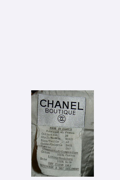 1990s Chanel CC Logo Jacket