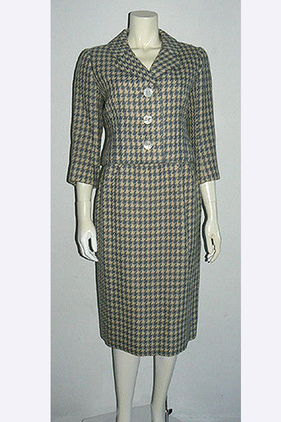 1950s Norman Norell Wool Suit