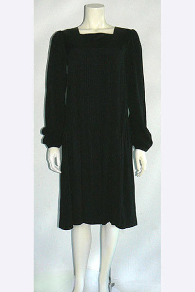 1970s Yves Saint Laurent Pleated Dress
