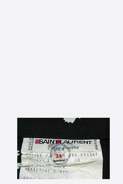 1970s Yves Saint Laurent Bird Skirt