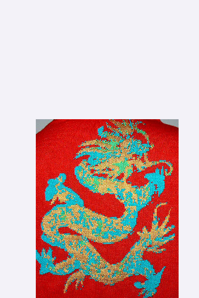 1980s Yves Saint Laurent Dragon Sweater