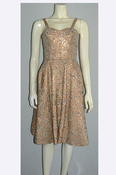 1950s Pedro Rodriguez Beaded Dress