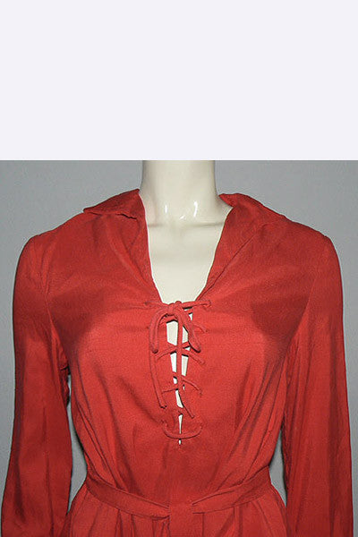 1970s Halston Silk Dress