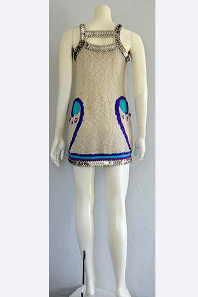 1960s Paco Rabanne Mini Dress