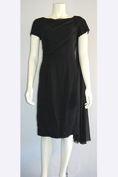1950s Ceil Chapman Chiffon Dress