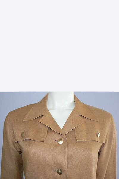 1970s Yves Saint Laurent Couture Safari Jacket