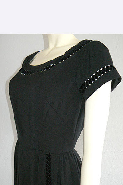 1950s Sophie Gimbel Little Black Dress