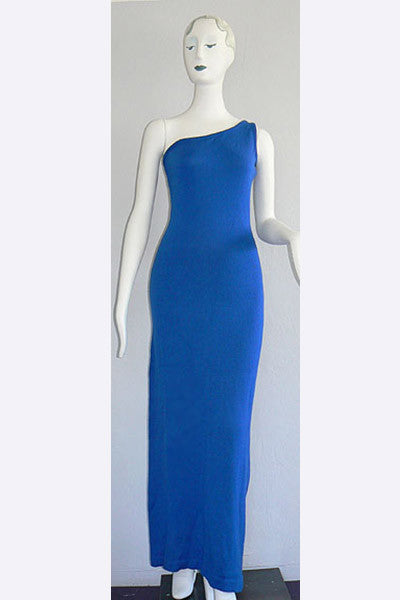 1970s Halston Cashmere Goddess Gown