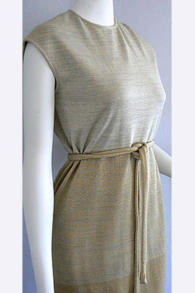 1960s Italian Knit Wool Sparkle Dress