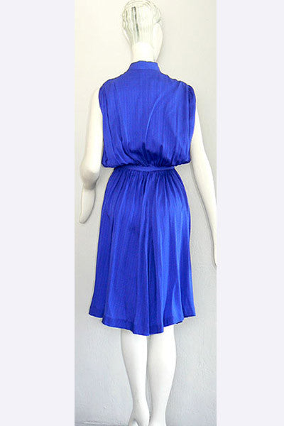 1970s Madam Gres Boutique Silk Dress
