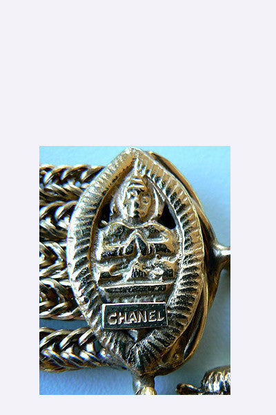 1960s Chanel - Goossens Gold Belt